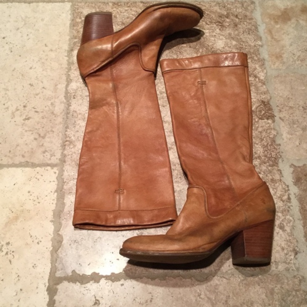 Slouchy Frye Boots